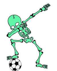 Dabbing Skeleton Soccer Halloween Dab T-Shirt