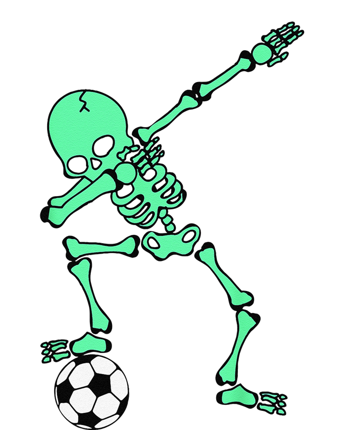 Dabbing Skeleton Soccer Halloween Dab T-Shirt