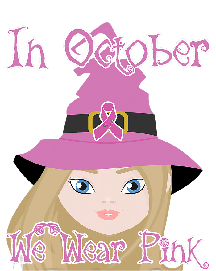 In October We Wear Pink Halloween Witch Breast Cancer Ribbon Core Soft Shell Jacket