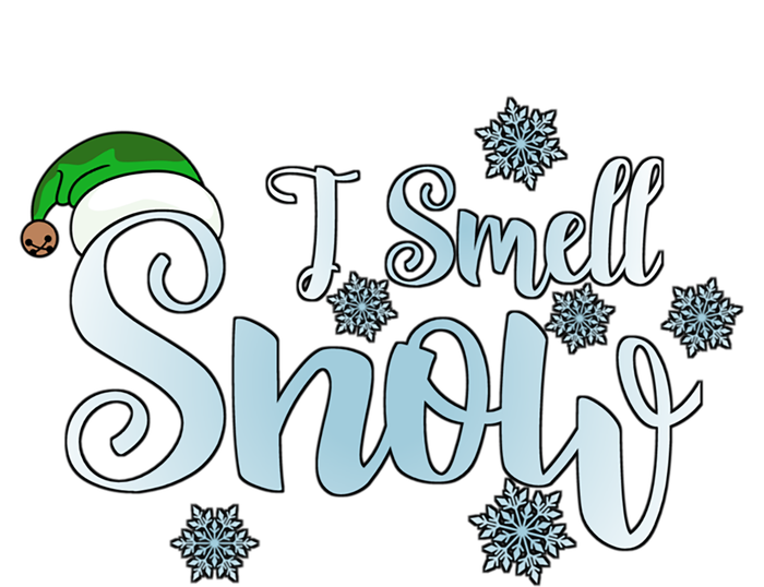 I Smell Snow Cute Snowflakes Snowy Winter Christmas Gift T-Shirt