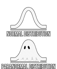 Halloween Normal Distribution Paranormal Funny Math Tall Sweatshirt