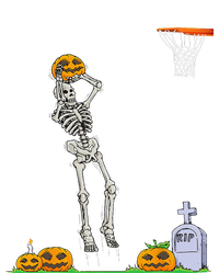 Funny Skeleton Basketball Halloween Pumpkin T-Shirt