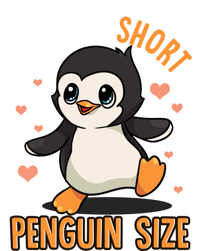 Im Not Short Im Penguin Size Funny Penguins Zoo Animals Yupoong Adult 5-Panel Trucker Hat