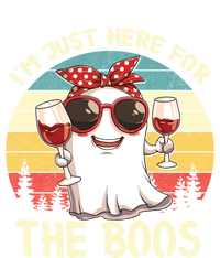 Im Just Here For The Boos Funny Halloween Outfit Gift Women's Racerback Tank