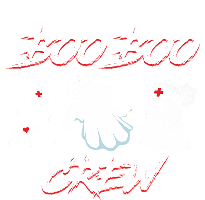 Boo Boo Crew Funny Nurse Halloween Ghost Costume Funny Gift T-Shirt