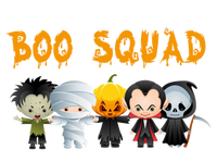 Boo Squad Halloween Trick Or Treating Group Gift Zip Tote Bag