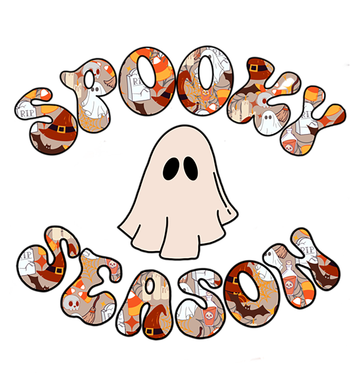 Cute Halloween Ghost Spooky Season Spooky Vibes Ghost Cool Gift T-Shirt