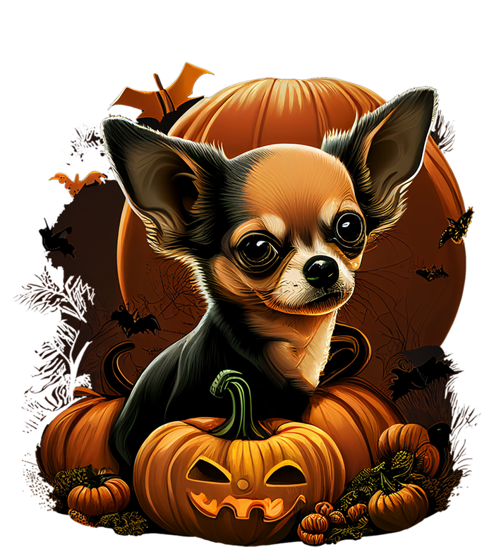 Chihuahua Halloween Costume Scary Pumpkin Witch Ghost Dog Great Gift Tall Hoodie