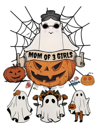 Fun Mom Of 3 Mommy Pumpkin Mother Halloween Boo Ghost Gift Kids T-Shirt