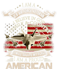 Air Veteran I Believe In God Family And Country Force Kids Long Sleeve Shirt