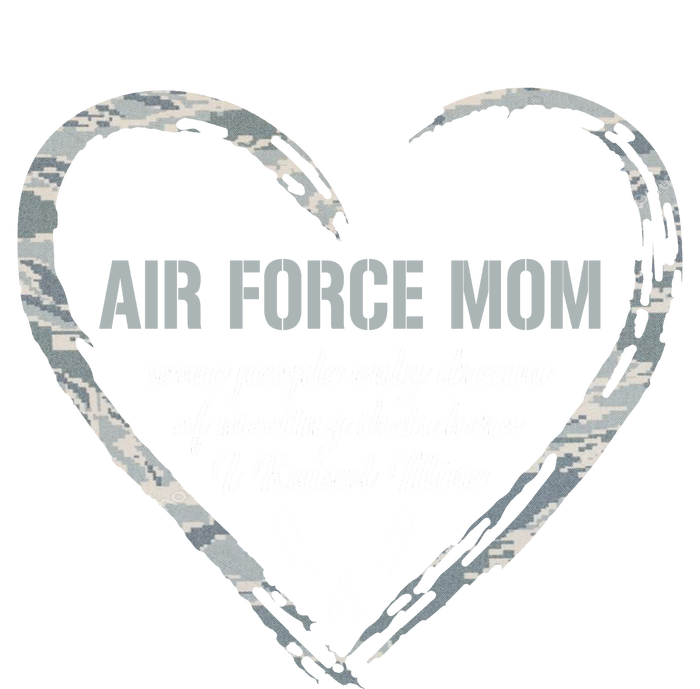 Air USAF Force Mom Woman Proud Mom Heart Button