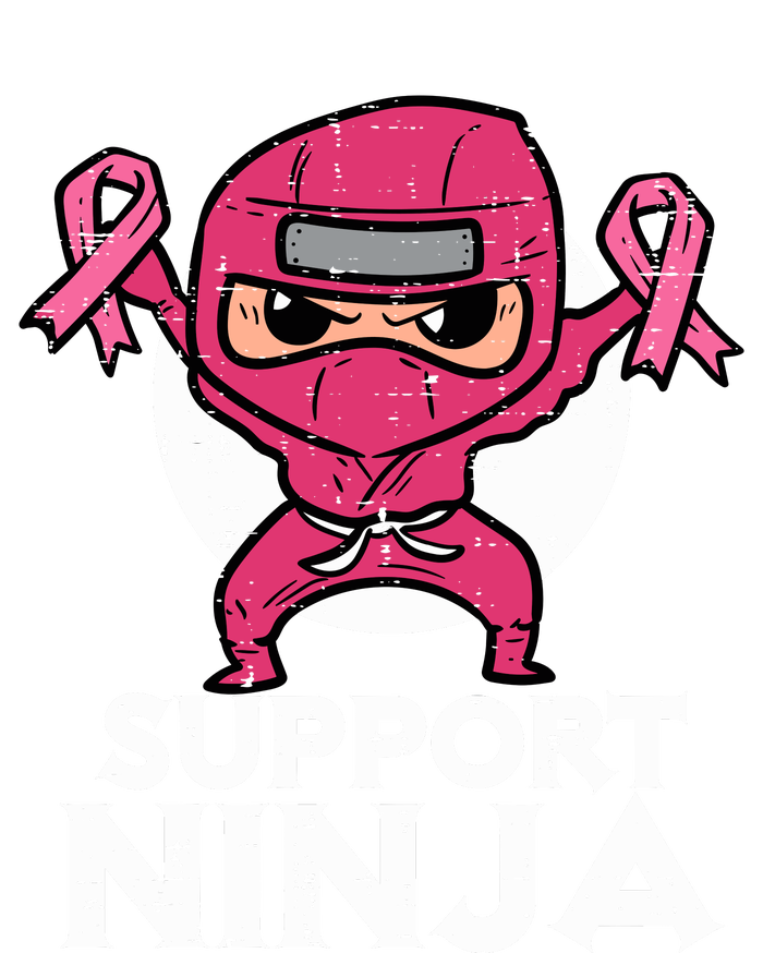 Support Ninja Pink Cute Breast Cancer Awareness Kids Sweatshirt