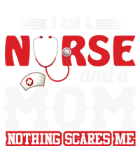 Nurse Mom Quote And Im Nurse And Mom Nothing Scares Me Gift Kids Hoodie