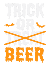 Trick Or Treat Funny Halloween Beer Drinking Toddler Hoodie