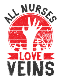 Nurses Love Veins Funny Zombie Vampire Halloween Nurse Meaningful Gift T-Shirt