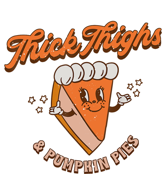 Thick Thighs And Pumpkin Pies Fall Season Thanksgiving Day Sustainable Bucket Hat