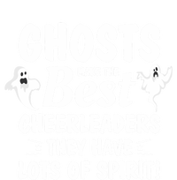 Ghosts Make The Best Cheerleaders They Have Lots Of Spirit Cool Gift Tie-Dye Long Sleeve Shirt