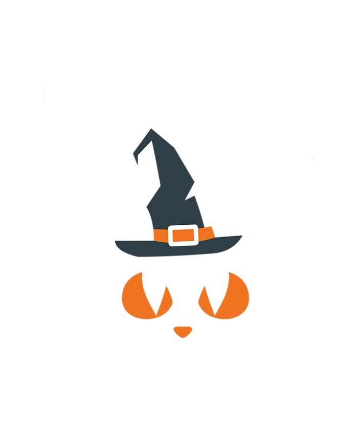 Halloween Caution Black Cat Crossing Classic Design Funny Gift T-Shirt