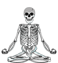 Meditating Skeleton Lotus Yoga Zen Balance Halloween Costume T-Shirt