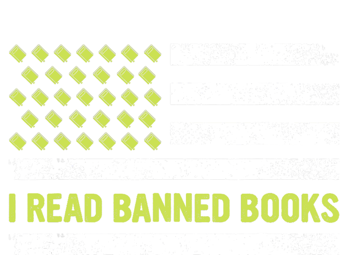 I Read Banned Books Retro Usa Flag Reading Librarian Reader T-Shirt