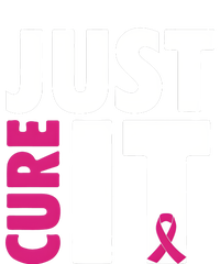 Just Cure It Breast Cancer Awareness Pink Ribbon Women's Pullover Hoodie