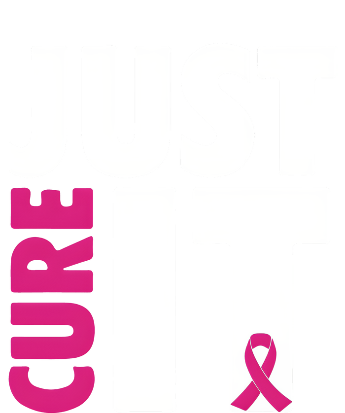 Just Cure It Breast Cancer Awareness Pink Ribbon Women's Pullover Hoodie