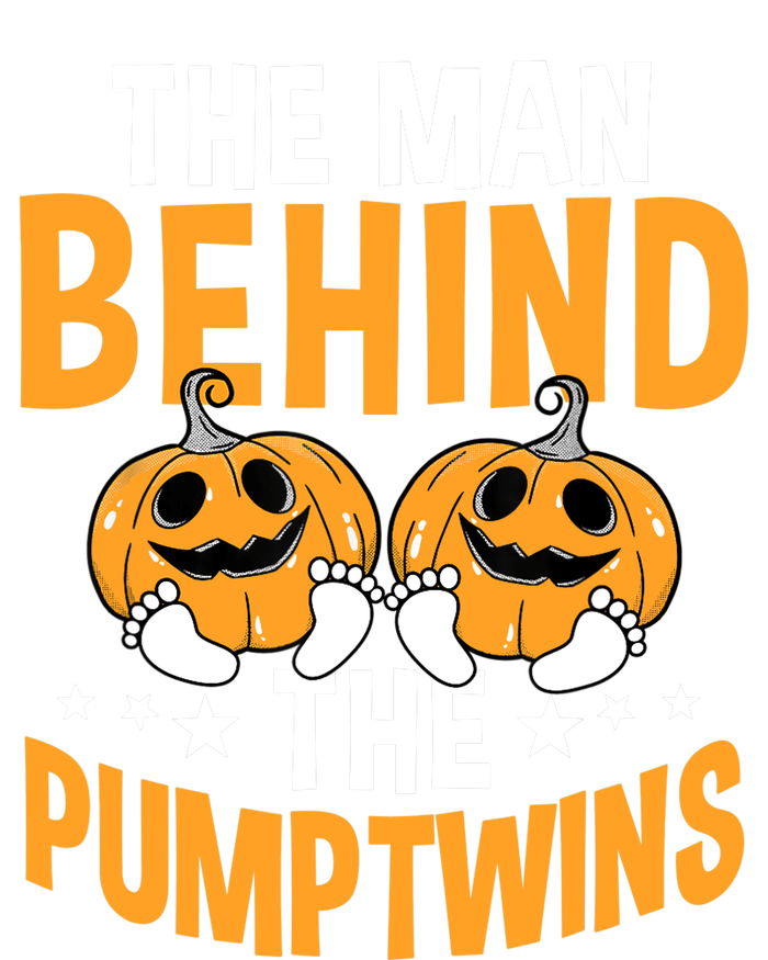 The Man Behind The Pumpkins Twins Halloween Pregnancy Kids T-Shirt