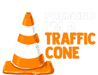 Pretend Im A Traffic Cone Costume Flat Bill Trucker Hat