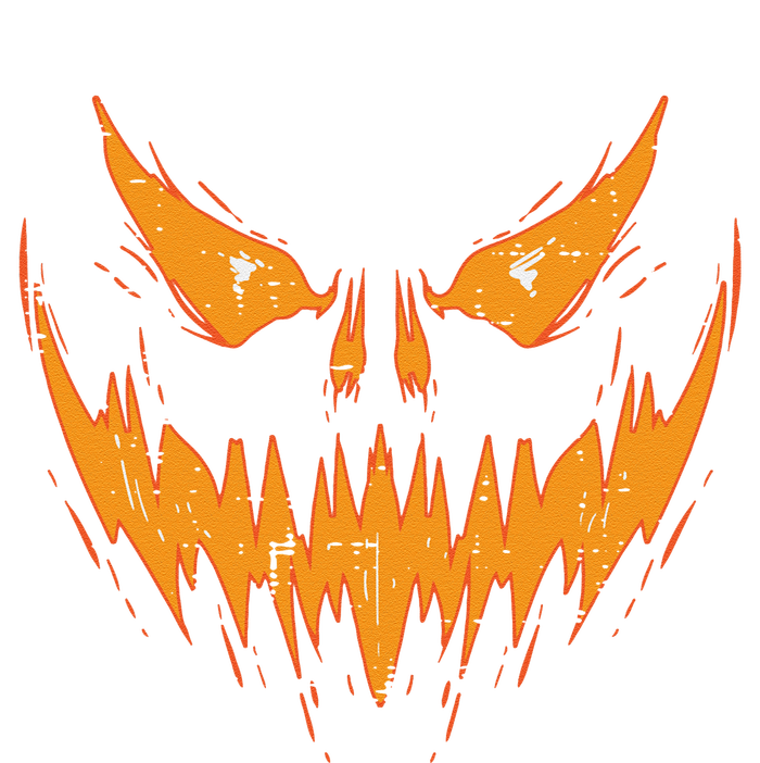 Scary Spooky Jack O Lantern Face Pumpkin Halloween Funny T-Shirt