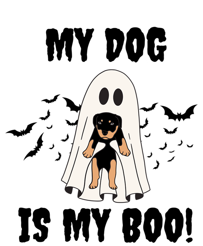 My Dog Is My Boo Ghost Spooky Halloween Dog Lover Groovy Gift Women's T-Shirt