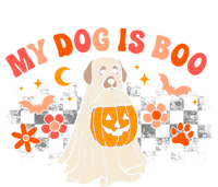 My Dog Is My Boo Spooky Season Ghost Halloween Groovy Retro Gift T-Shirt