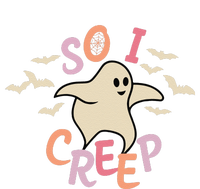 So I Creep Retro Halloween Spooky Vibes Trick Or Treat Ghost Cute T-Shirt