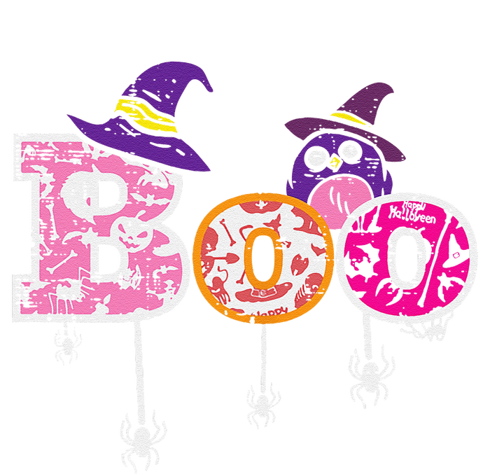 Pink Boo Spider WItch Hat Cute Scary Halloween Funny Tank Top