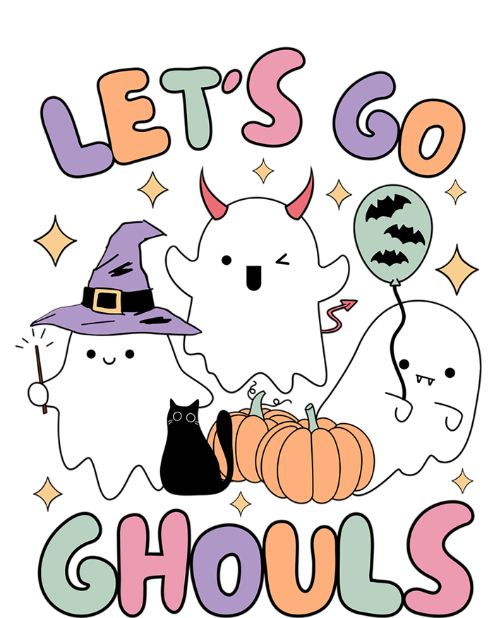 Halloween Let’S Go Ghouls Funny Spooky Ghost Gift T-Shirt