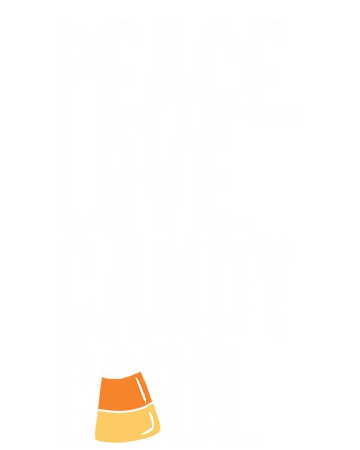 Peace Love Candy Corn Funny Halloween Cute Gift T-Shirt