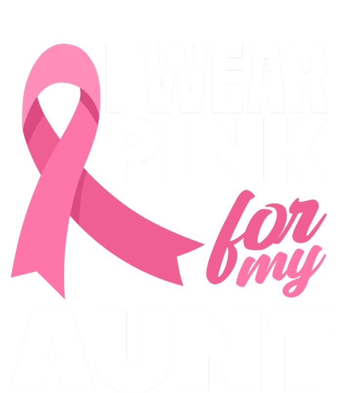 I Wear Pink For My Aunt Auntie Breast Cancer Awareness T-Shirt