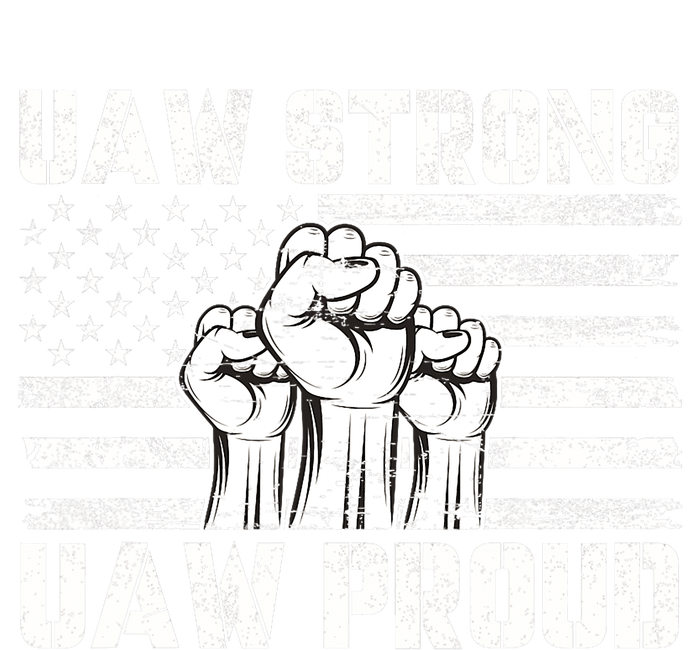 UAW Strong Solidarity UAW Proud Union UAW Laborer Worker Platinum Collection Golf Towel