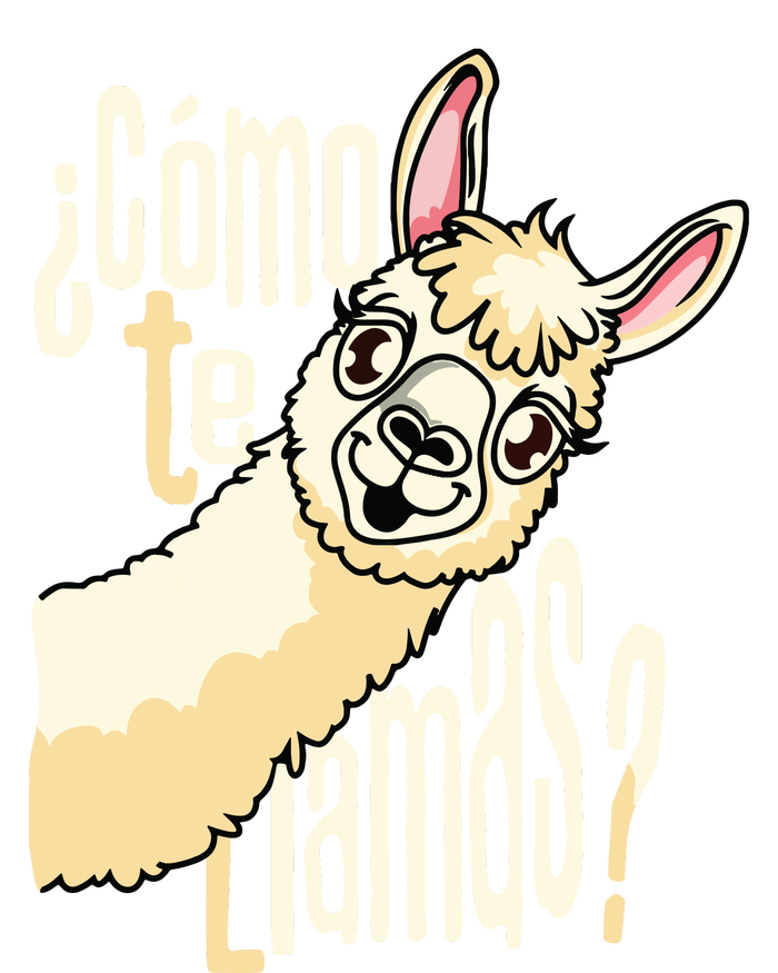 Llama Alpaca Spanish Joke Como Te Llamas Yupoong Adult 5-Panel Trucker Hat