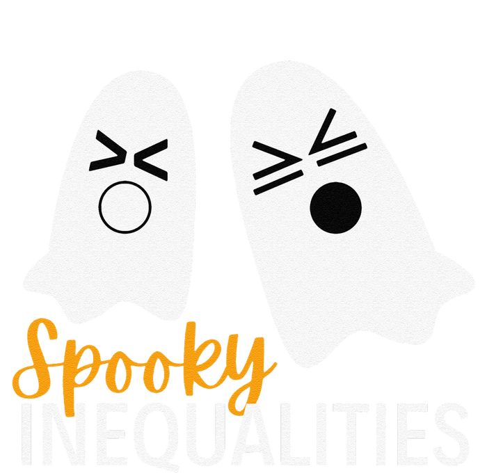 Spooky Inequalities Ghosts Halloween Math Teacher Cute T-Shirt