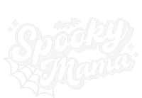 Spooky Mama Funny Witch Mom Halloween Retro Groovy T-Shirt