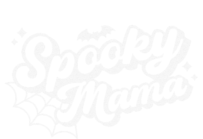 Spooky Mama Funny Witch Mom Halloween Retro Groovy T-Shirt