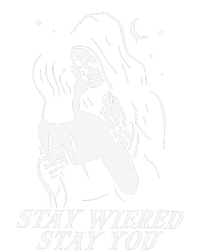 Stay Weird Lazy Halloween Costume Funny Skeleton Skull Bones T-Shirt