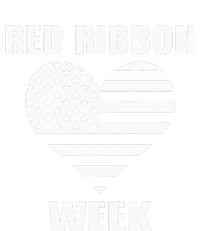 American Flag Red Ribbon Week Awareness T-Shirt