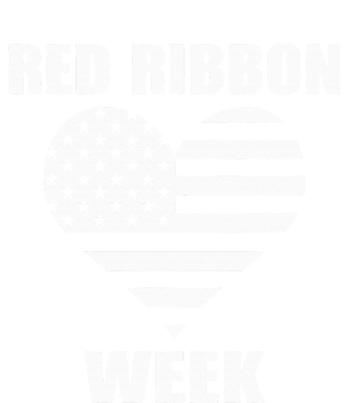 American Flag Red Ribbon Week Awareness T-Shirt