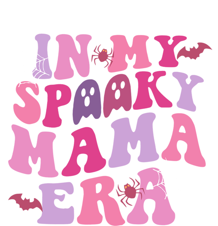 In My Spooky Mama Era Ghost Groovy Halloween Trick Or Treat Gift Women's V-Neck T-Shirt