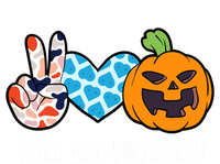 Pumpkin Face Peace Love Halloween Meaningful Gift Tank Top