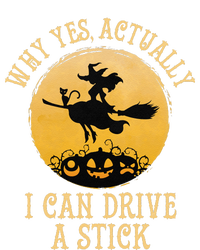 Why Yes Actually I Can Drive A Stick Funny Witch Costume Cute T-Shirt