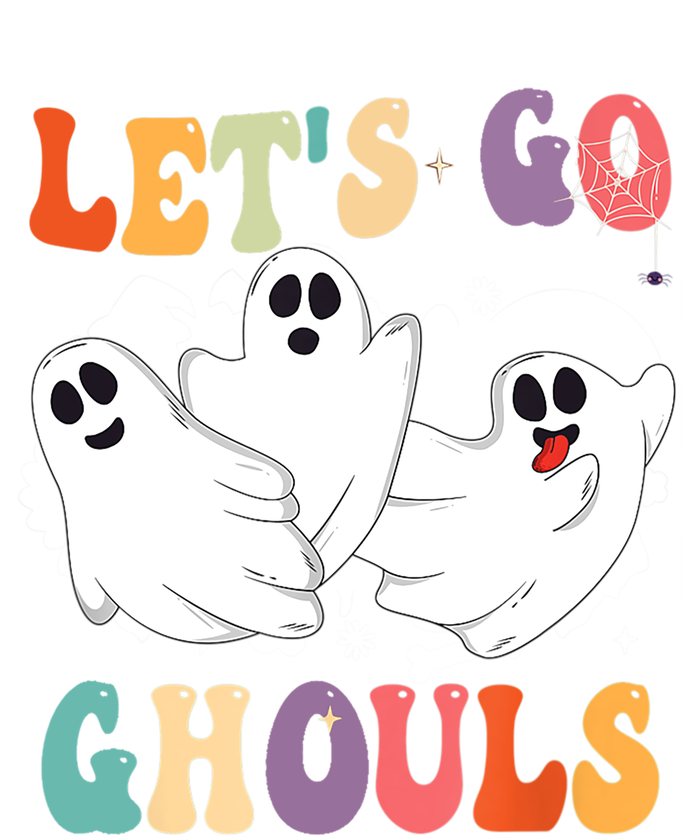 Retro Groovy Lets Go Ghouls Halloween Ghost Outfit Costumes Gift Toddler T-Shirt