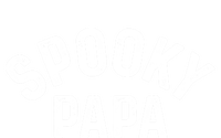 Spooky Papa Family Matching Halloween Dad Grandpa Costume Gift Women's Racerback Tank