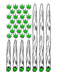 Funny Weed Leaf Flag Cannabis 4th Of July T-Shirt